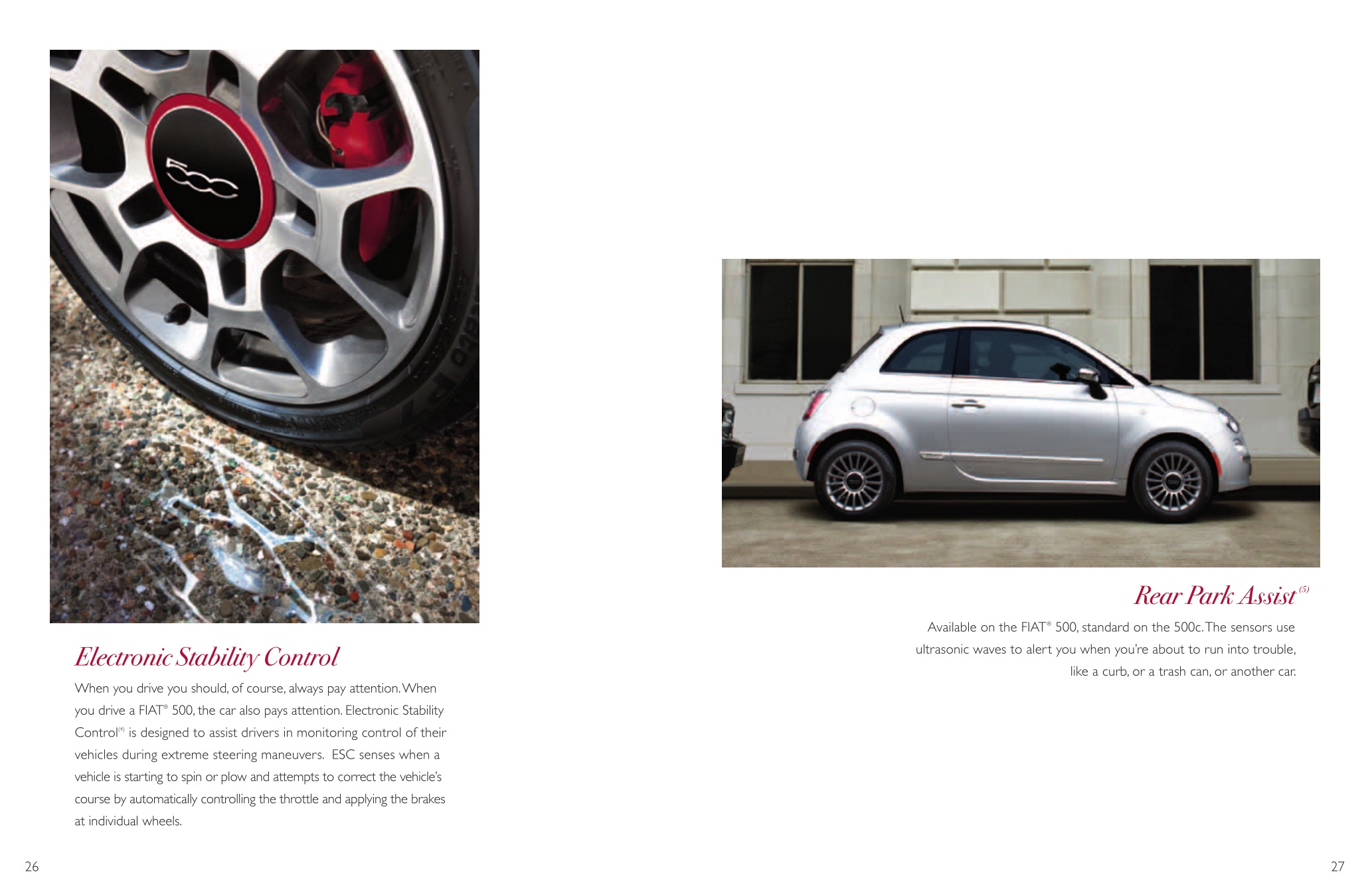2012 Fiat 500 Brochure Page 39